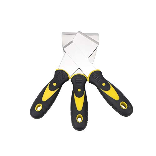 3D Printer Parts and Accessorie, 3 in 1 Removal Tools Kit Putty Knife 1" 2" 3" Set Stainless Steel Putty Scrapers Tool for 3D Printer Heated Bed Platforms - Thumbnail 6