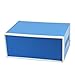 Yaeccc Electronic Enclosures Blue Metal Enclosure Project Case, 9.8