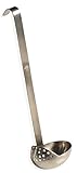 Heavy Duty Professional Stainless Steel Ladle with Strainer