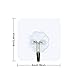 Hong fa 20 Pack Reusable Adhesive Hooks,Transparent Reusable Seamless Hooks No Scratch Hooks ,Waterproof and Oilproof,Transparent Bathroom Kitchen Key Wall Hook, Ceiling Hanger