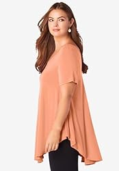 Roaman's Women's Plus Size Swing Ultra Femme Tunic