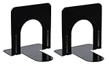 Bookend Supports - Business Source - Black (2 Pairs, Small)