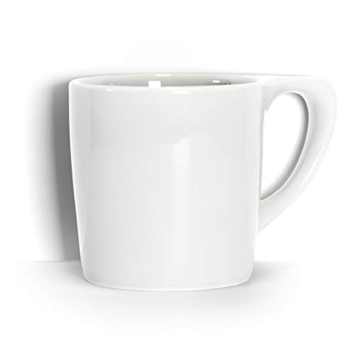 notNeutral LINO 10 oz Porcelain Coffee Cup | for Specialty Coffee Drinks, Latte, Cappuccino, Mocha and Tea | for Personal, Restaurant, Commercial Use | Single Mug (White)