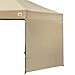 ABCCANOPY Instant Canopy SunWall 10x10 FT, 1 Pack Sidewall Only, No Frame or Top, Beige