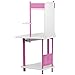 Flash Furniture Walker Pink Corner Computer Desk with Hutch