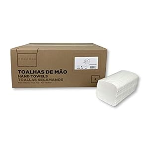 Handdoeken, zigzag, 23 x 22 cm, 2-laags, 20 verpakkingen à 150 stuks