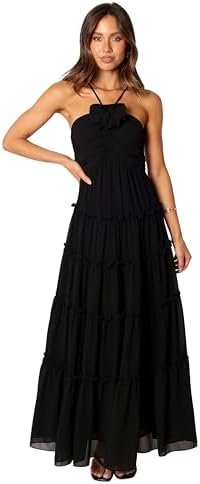 Petal & Pup Betina Bow Front Maxi Dress - Black XS at Amazon Women's Clothing store Petal & Pup Betina Bow Front Maxi Dress - Black XS at Amazon Women's Clothing store