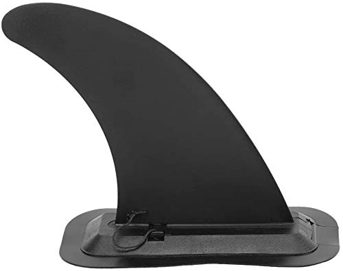 POFET Surf Center Fin, Surf SUP Fin Longboard Surfboard Stand Up Paddle PVC Detachable Center Fin-Black