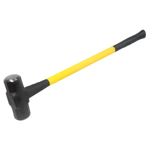 Ludell 11312 Sledge Hammer with Double Wedged Fiberglass Handle, 12lb, 35" Handle Length