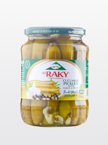 سعر Al Raky Pickled Cucumber with Garlic and Spices 720 g فى السعودية ...