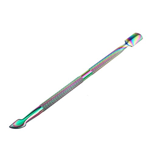 Gotd 1PC Double-end Cuticle Pusher Dead Skin Remover Manicure Nail Art