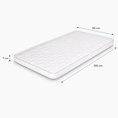 Vital Medical Mattress | Comfortable & Durable Bed Mattress for Pressure Relief & Spine Support | Single - W 90 x L 190 x D 07 cm