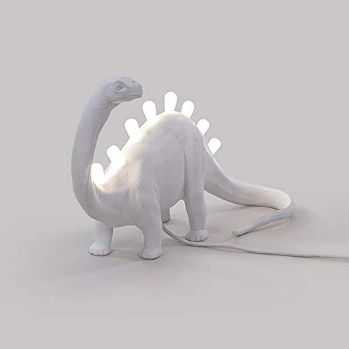 Lampada In Resina"Dinosaur Lamp" Cm.49X17 H.31 - Brontosaurus - Afbeelding 4