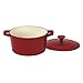 Cuisinart Chef's Classic Enameled Cast Iron Round Covered Casserole (Cardinal Red, 3- Quart)