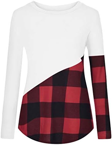 Plaid Shirt Tunic Tops for Leggings 