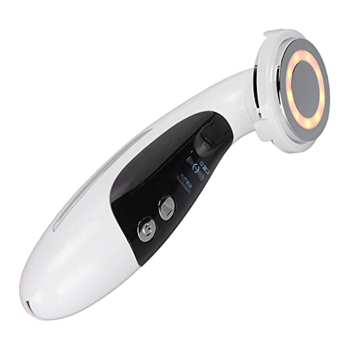 Massaggiatore Viso Antietà Dispositivo Cosmetico Rimozione Rughe Massaggio Viso, Dispositivo di Bellezza per Lifting Facciale con Funzione ION e Photon Trattamento Caldo/freddo per la Cura del Viso