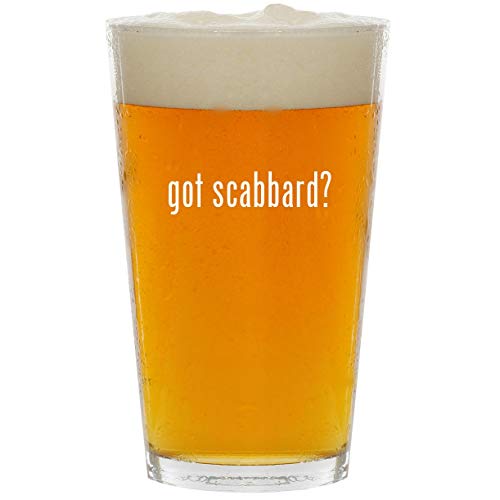 got scabbard? - Glass 16oz Beer Pint