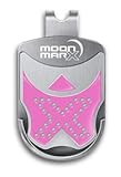 Moonmarx Golf Ball Marker and Putt Aligner with Magnetic Clip (Pink). Patented ball marker. Conforms to USGA standards. 30 Day!