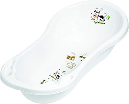Baignoire Bebe Xxl 100 Cm Avec Bouchon Funny Farm Blanc Baignoire Pour Bebe Baignoire Toilette De Bebe Le Bain Simoncustoms Com