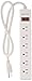 BESTEK 6-Outlet Surge Protector Commercial Power Strip with 2.6-Foot Long Power Cord and Straight Power Plug