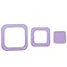 Adhesive Square Bath Treads - Purple