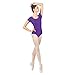 Adult Short Sleeve Dance Leotard,D5102BLKM,Black,Medium