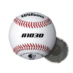 Wilson Youth League and Tournament Baseballs, A1030, SST, USSSA, Tournament, 1 dozen