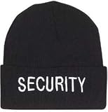 Rothco Embroidered Watch Cap, Security Black