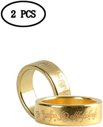 BIEE 2 Piece Magic Strong Magnetic Ring Magnet Coin Decor Finger Magic Tricks Props Show