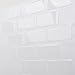 Tic Tac Tiles 5-Sheet Peel and Stick Self Adhesive Removable Stick On Kitchen Backsplash Bathroom 3D Wallpaper Tiles in Subway White