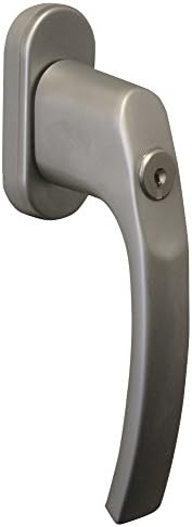 ALPERTEC Window Handle Handle for Grid/Satin Chrome Absperrba Turn 45Â Degrees Tilt and Turn Window Handle Heavy Duty 40121010 by ALPERTEC