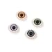 MagiDeal Oval Flat Back Plastic Eyes 5mm Iris for Porcelain or Reborn Dolls Making DIY Supplies Pack of 4 Pairs