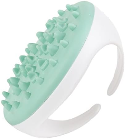 JOINTUP Handheld Bath Shower Massager Brush Mitt for Eliminating Cellulite on Arms, Legs, Thighs &amp; Body (Green)