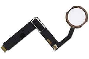 FOR APPLE ePartSolution Replacement Compatible with iPad Pro 9.7" A1673 A1674 A1675 Home Button Module Flex Cable Ribbon Connector Menu Key Rose Gold USA