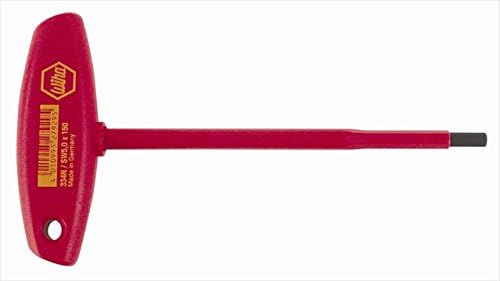 Wiha Tools 33481 Insulated Hex Inch T-Handle - 0.15 in.