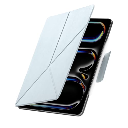 pitaka Hülle für iPad Pro 11 M5/M4 mit Standfunktion Folio 2 Hellblau