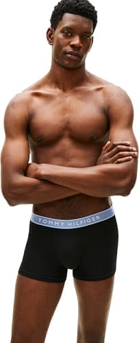 Uomo Boxer Confezione da 3 Trunks Elasticizzati, Nero (BRK Blu/Trra Rd/Arm Grn), M