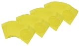 100 x Yellow Colored Paper CD / DVD Disc Sleeves With Flap & Window #CDIWWFYE - Perfect for Organizing & Storing CDs and DVD Discs!