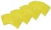 100 x Yellow Colored Paper CD / DVD Disc Sleeves With Flap & Window #CDIWWFYE - Perfect for Organizing & Storing CDs and DVD Discs!