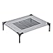 PawHut Elevated Portable Dog Cot Cooling Pet Bed with UV Protection Canopy Shade, 24 inchthumb 4