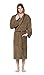 Arus Men's Hooded Classic Bathrobe Turkish Cotton Robe with Full Length Options