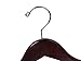 Amber Home Vintage Wood Shirt Hangers 10 Pack, Walunt Wooden Coat Hangers with Notches for Dress, Clothes Hangers for Jacket, Bridal (Retro, 10)