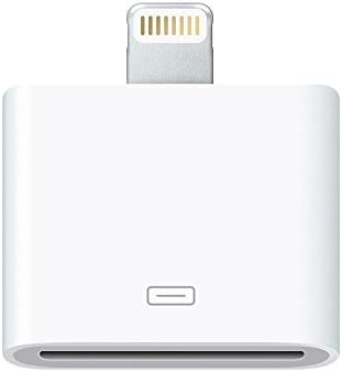 Premium 8 Pin to 30 Pin Adapter, Coursin Lightning 8-Pin Male to 30-Pin Female Charging Adapter Converter for iPhone 7, 7 Plus, 6S, 6S Plug, 5S, 5C, iPad (White)