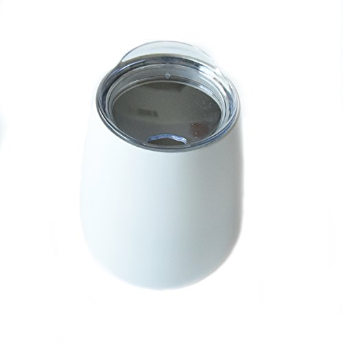 Mimi's Sippy Cup - 10 oz Stainless Steel Insulated Stemless Wine Glass Tumbler with Lid - Wine Tumbler Sippy Cup for Adults - Mimi Gift