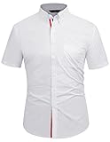 Men's Slim Business Shirts Botton Down (M) KL-3