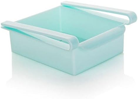 Kitchen Fridge Freezer Space Saver Organizer Storage Rack Holder Slide Drawer