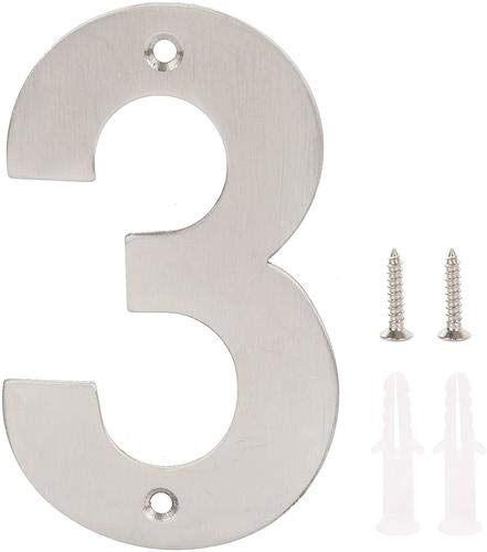 3 - Stainless Steel Door Number — image 1