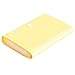 Expanding File Folder, Subdivision Accordion File Folder Mini Organizer PP Wallet for Cards,Coupons,Receipt,Tax Item or Changes,7x4.5 Inches,12 Pockets with Tabs and Check Case(Yellow)