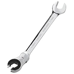 LOSCHEN 1PC 17mm Open Flex-Head Ratcheting