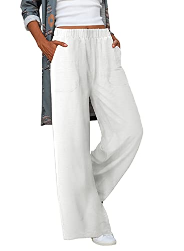 Acelitt Womens High Waist Elastic Pants Ladies